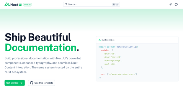 Template Docs screenshot
